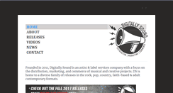 Desktop Screenshot of digitallysoundrecords.com